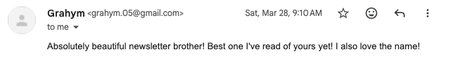 Email from Noa Beti